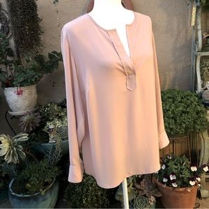 Philosophy Champagne Pink Tunic Blouse Size 0X